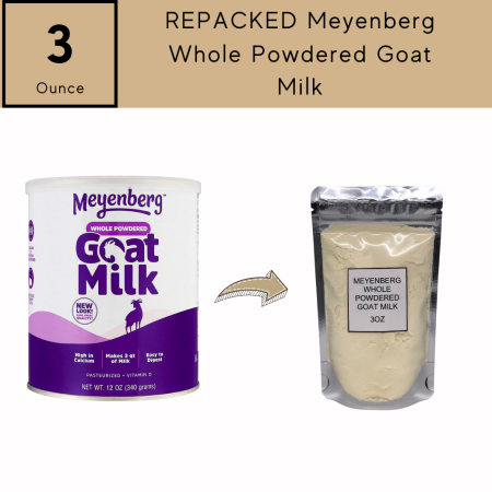 Meyenberg Whole Powdered Goat Milk 3 Oz  REPACKED