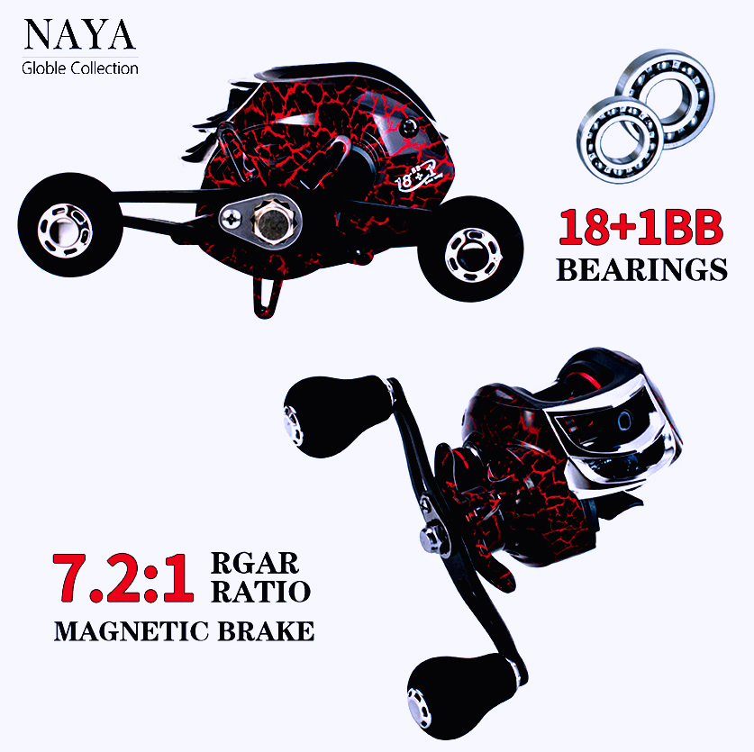 Ready Stock in Philippines, 18+1BB 7.2:1 Speed Ratio Metal Line Cup 10 KG  Brake System Super Light only 210G Low-Profile Reel Fishing Reel