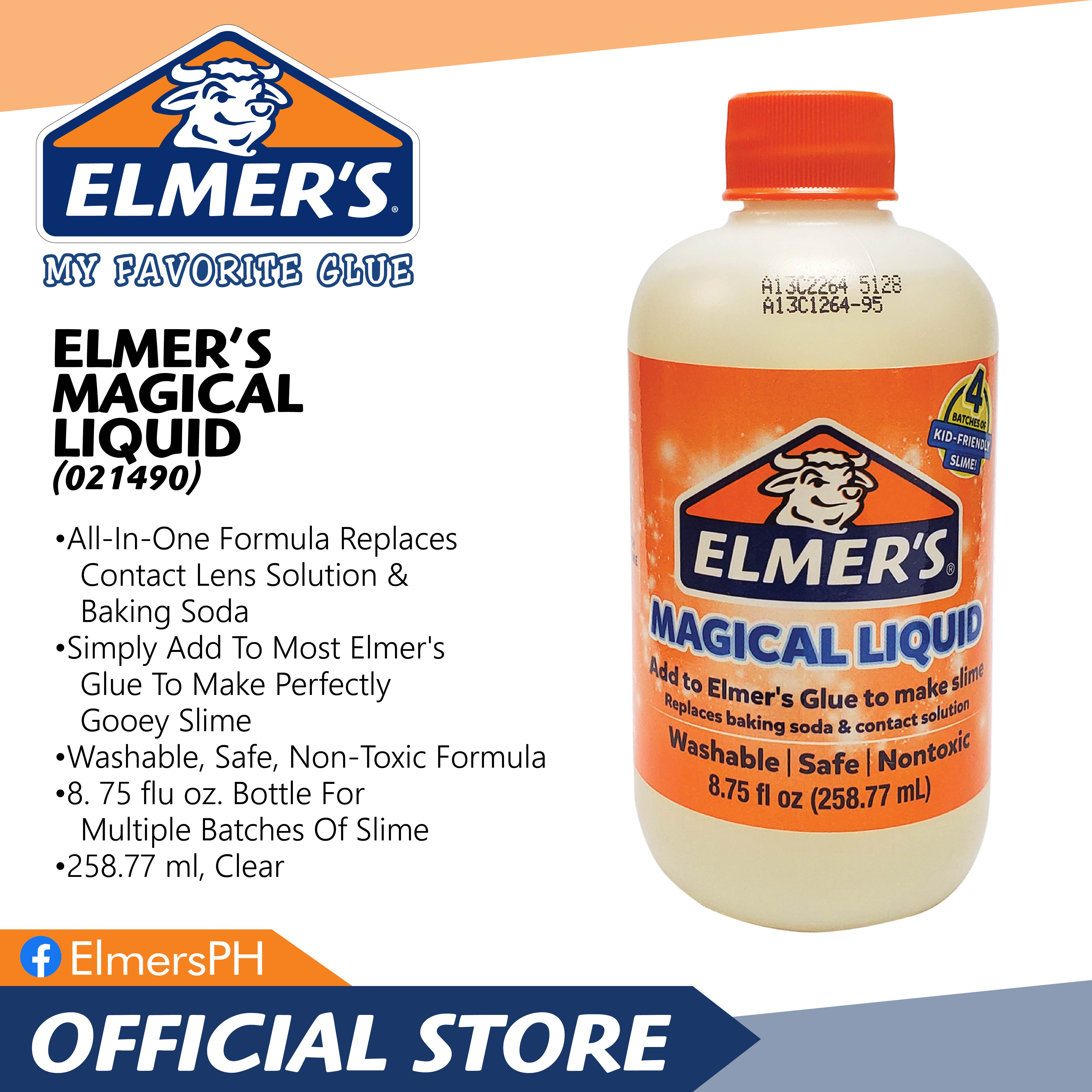 Elmer's Glue Magical Liquid Activator Solution, 1 Quart Slime Activator,  Clear & Glow in The Dark Liquid Glue, Washable, Blue, 1 Quart, Glue for  Making Slime