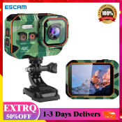 ESCAM Motorcycle Vlogging Camera - 4K Waterproof Action Cam