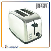 BLACK+DECKER Stainless Steel 2-Slice Toaster
