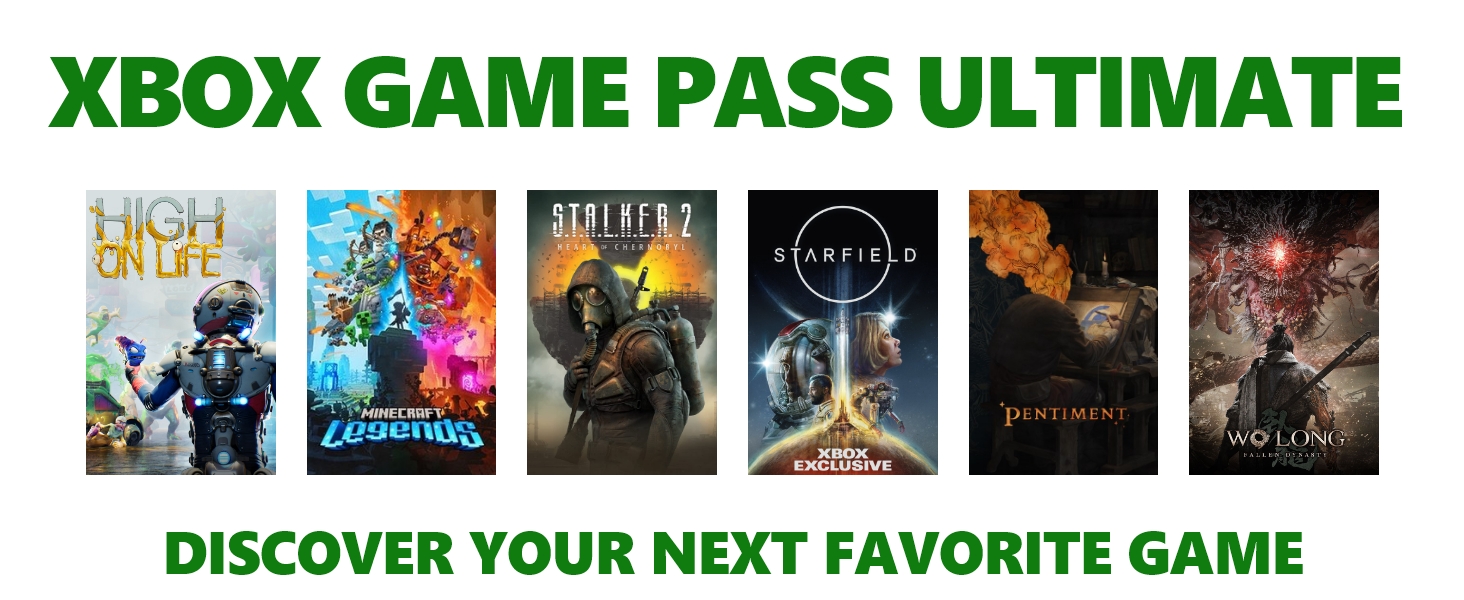 Xbox Game Pass Ultimate. Discover your next favorite game.
