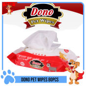 Dono Hypoallergenic Deodorizing Pet Wipes by PAW HERO