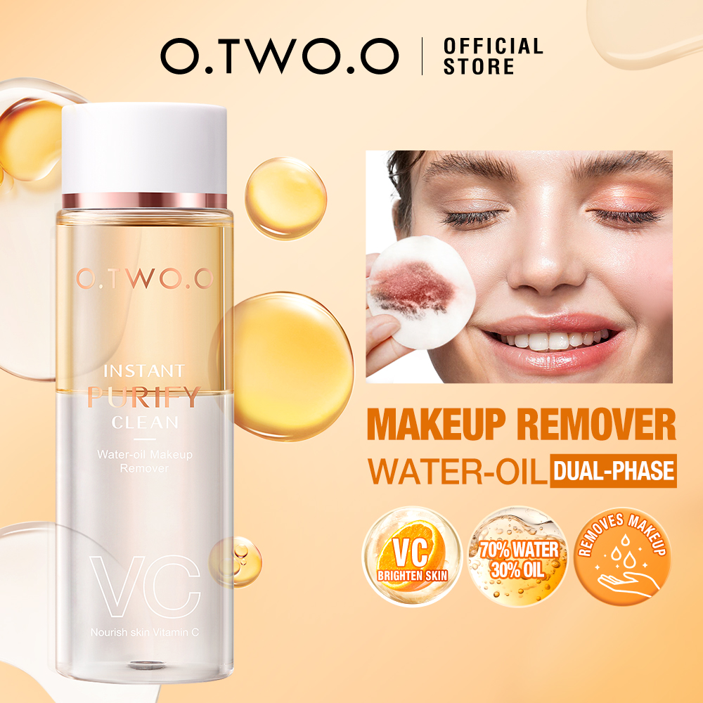 Discount on O.Two.O  shoes - SKU: O.Two.O Makeup Remover Oil-Water Mixture Moisturizing Formula With Vitamin C Alcohol-Free Non-Irrita