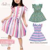 Noonie Kids Flutter Sleeve Girls Dress - Ages 1-16