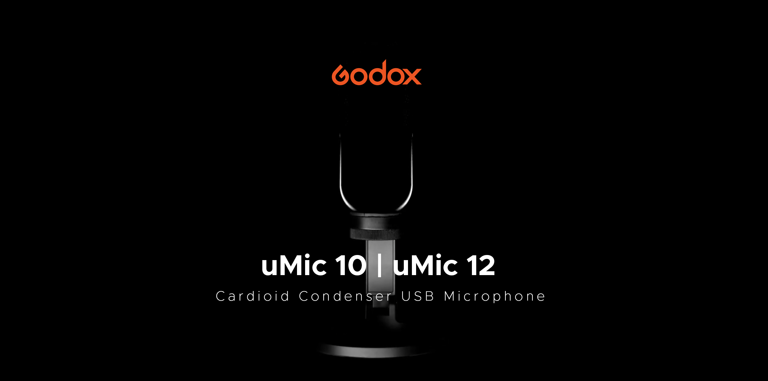 Godox UMic12 Microphone USB à condensateur cardioïde