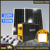 99 ONLY Solar Portable Generator with Big Capacity and Panels