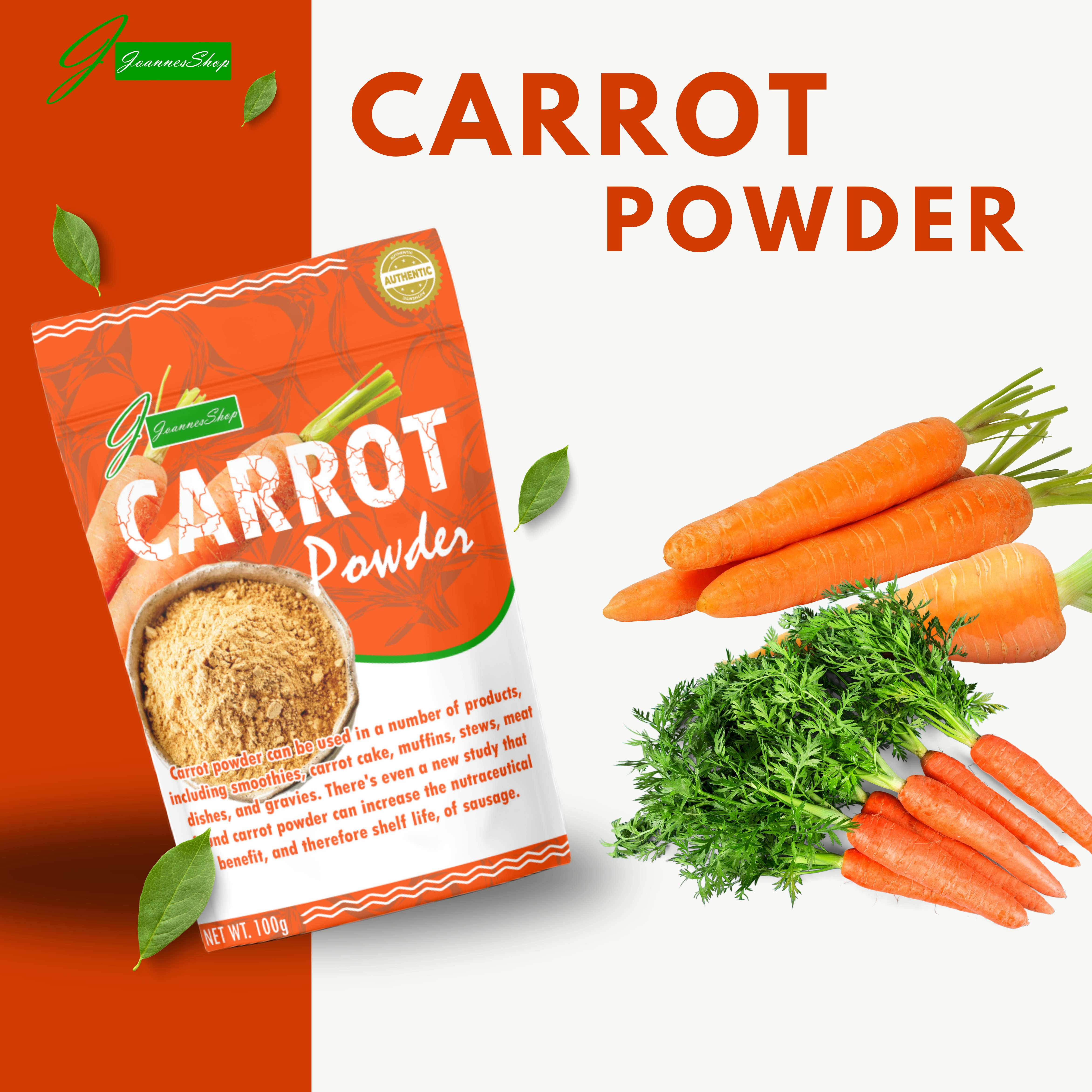 [ PURE 100% ] CARROT POWDER (carrots)