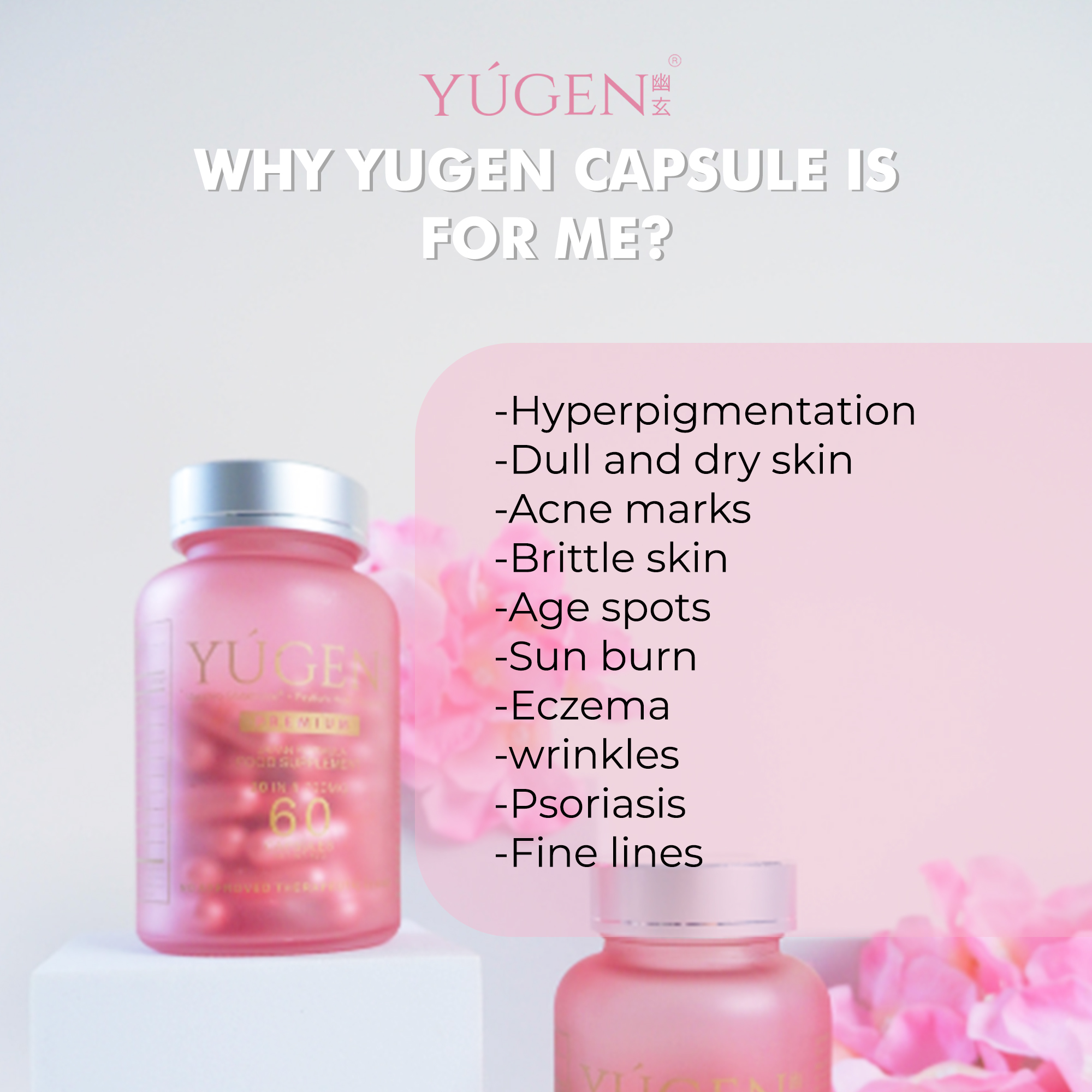 yugen glutathione YUGEN 20 in 1 GLUTATHIONE & SLIMMING CAPSULE