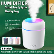 RGB LED Portable USB Air Humidifier with Essential Oil Diffuser