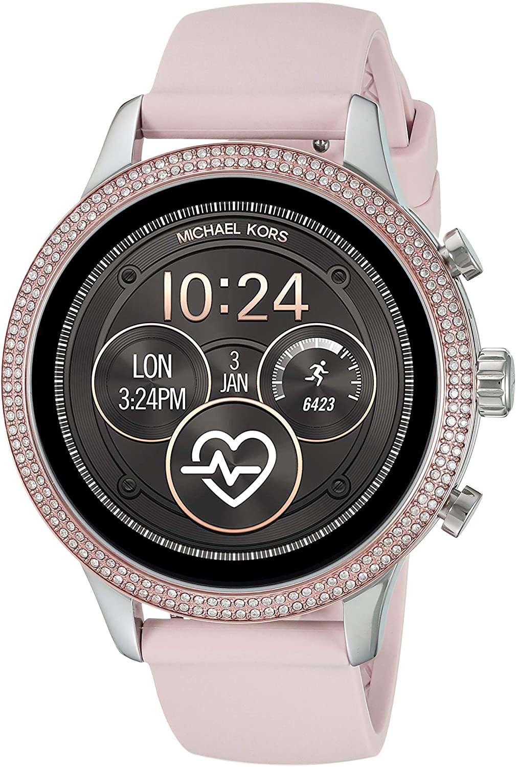 Michael Kors Access Gen Runway Pink Silicone Strap Touchscreen Smart Watch  41mm, Powered By Wear OS By Google™ Reviews All Watches Jewelry Watches  Macy's 