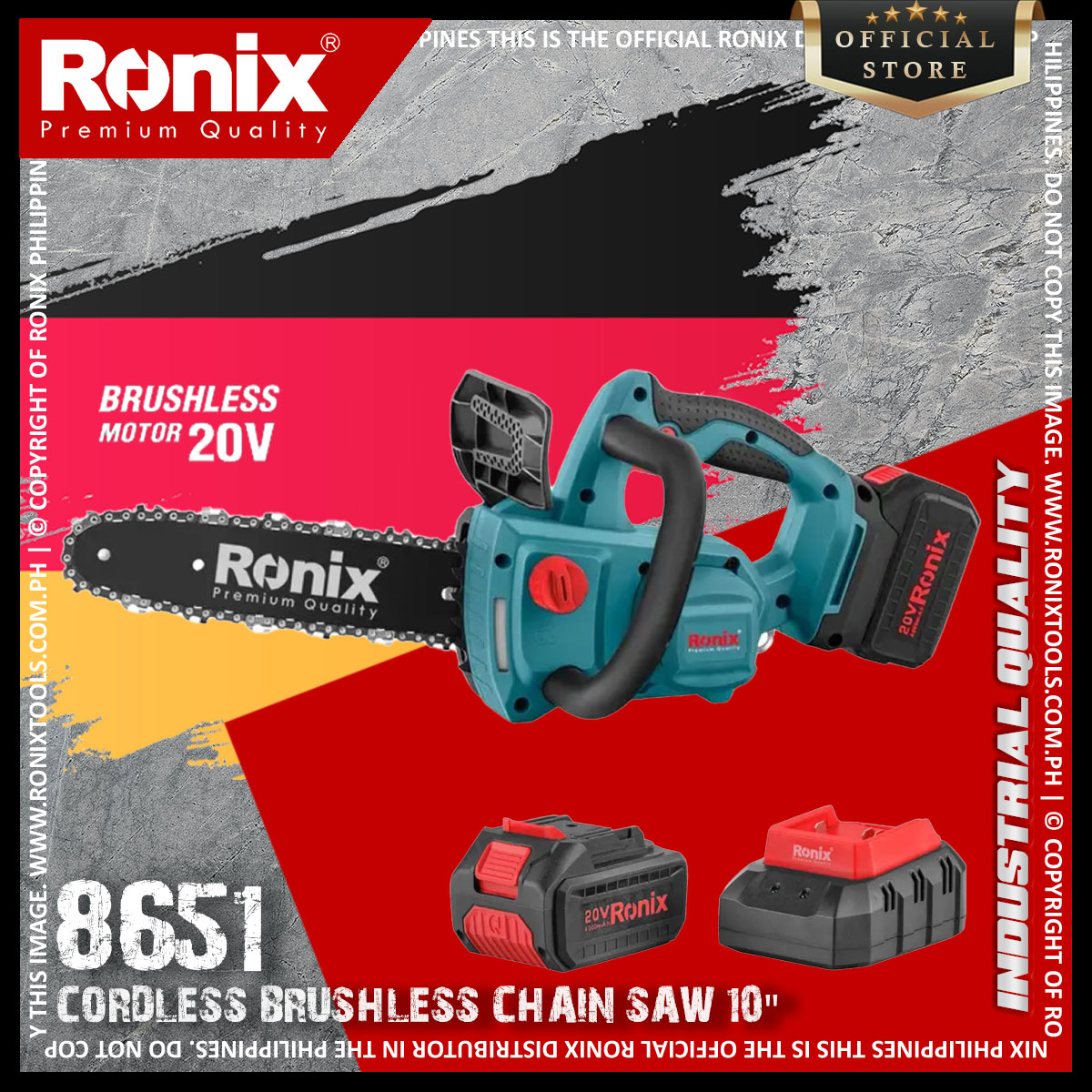 Ronix 2200W Model 4716 Electric Chain Saw Sharpener Mini Chain Saw