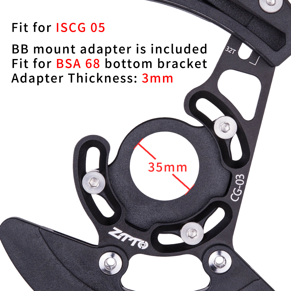 Chain Guide Mtb Frame Bash Guard FIFTY-FIFTY MTB ISCG05 1x