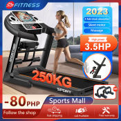 Luxury 3.5HP Electric Treadmill with Adjustable Slope and Speakers
