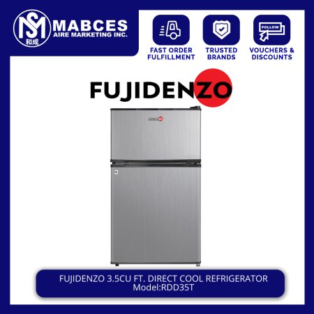 Fujidenzo 3.5 cu. ft. Two-Door Refrigerator