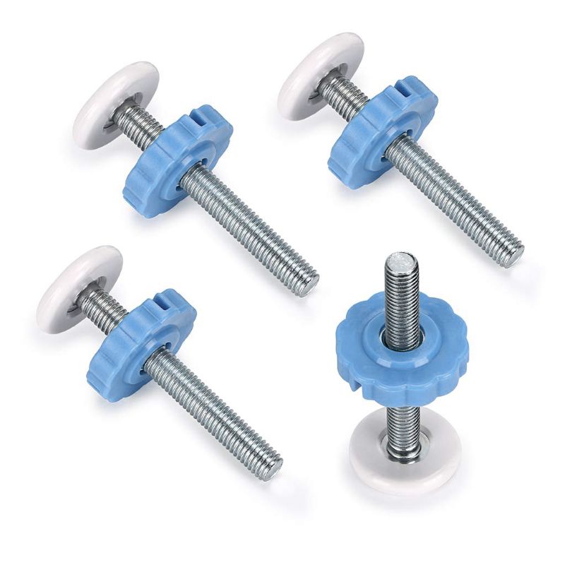 Pressure Mounted Baby Gates Threaded Spindle Rods,4Pcs Spindle Screw Mounted Bolts Kit for Stair Gates Dog Gate 
