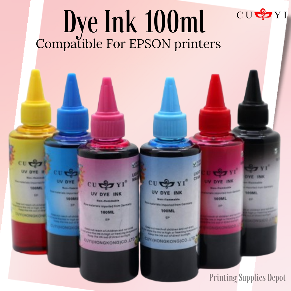 PSD - Continuous Refillable Dye Ink for Inkjet Printer 100ml Presyo 35 Piso*Libreng Shipping