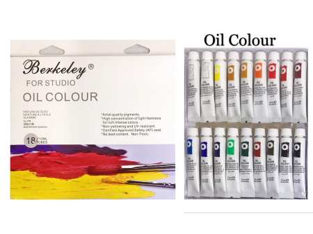 Berkeley 18 Tubes Oil Colour Paint Set