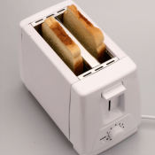 Lucky Shop 2 Slice Electric Pop-up Bread Toaster