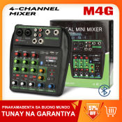 M4G 4-Channel Bluetooth Mixer with Phantom Power Supply