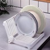 L-Sweet Foldable Dish Drying Rack by Tableware Shelf