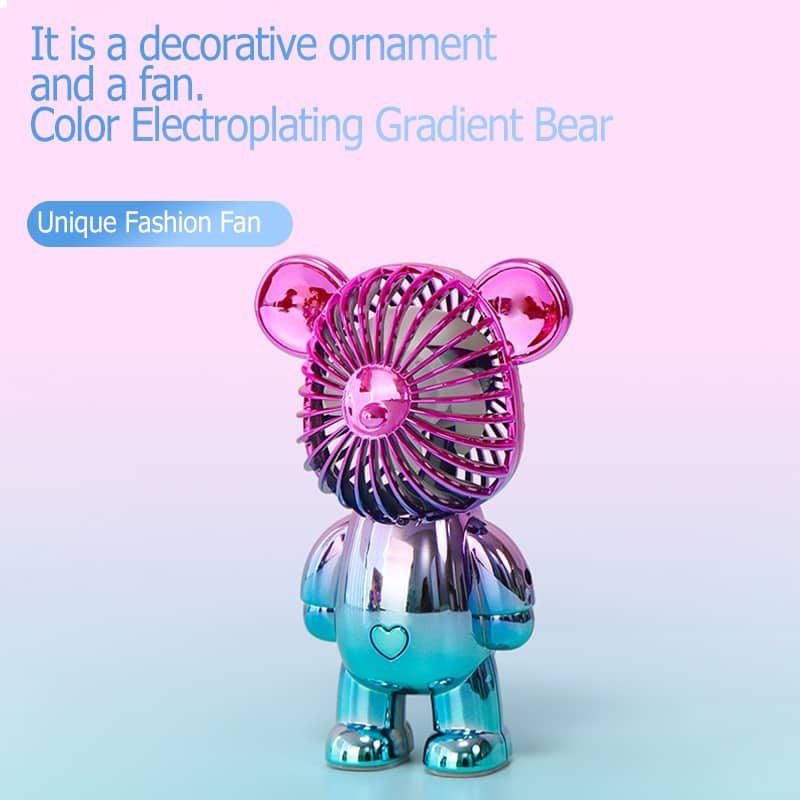 ortable Bear Electric Fan Rechargeable Color Electroplating Gradient Bear Fan | Lazada PH ortable Bear Electric Fan Rechargeable Color Electroplating Gradient Bear Fan | Lazada PH