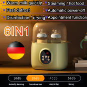6-in-1 Baby Bottle Warmer with Sterilizer and Drying功能BabyArtifacts