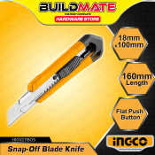 BUILDMATE Ingco Snap-Off Blade Utility Knife 135MM-160MM