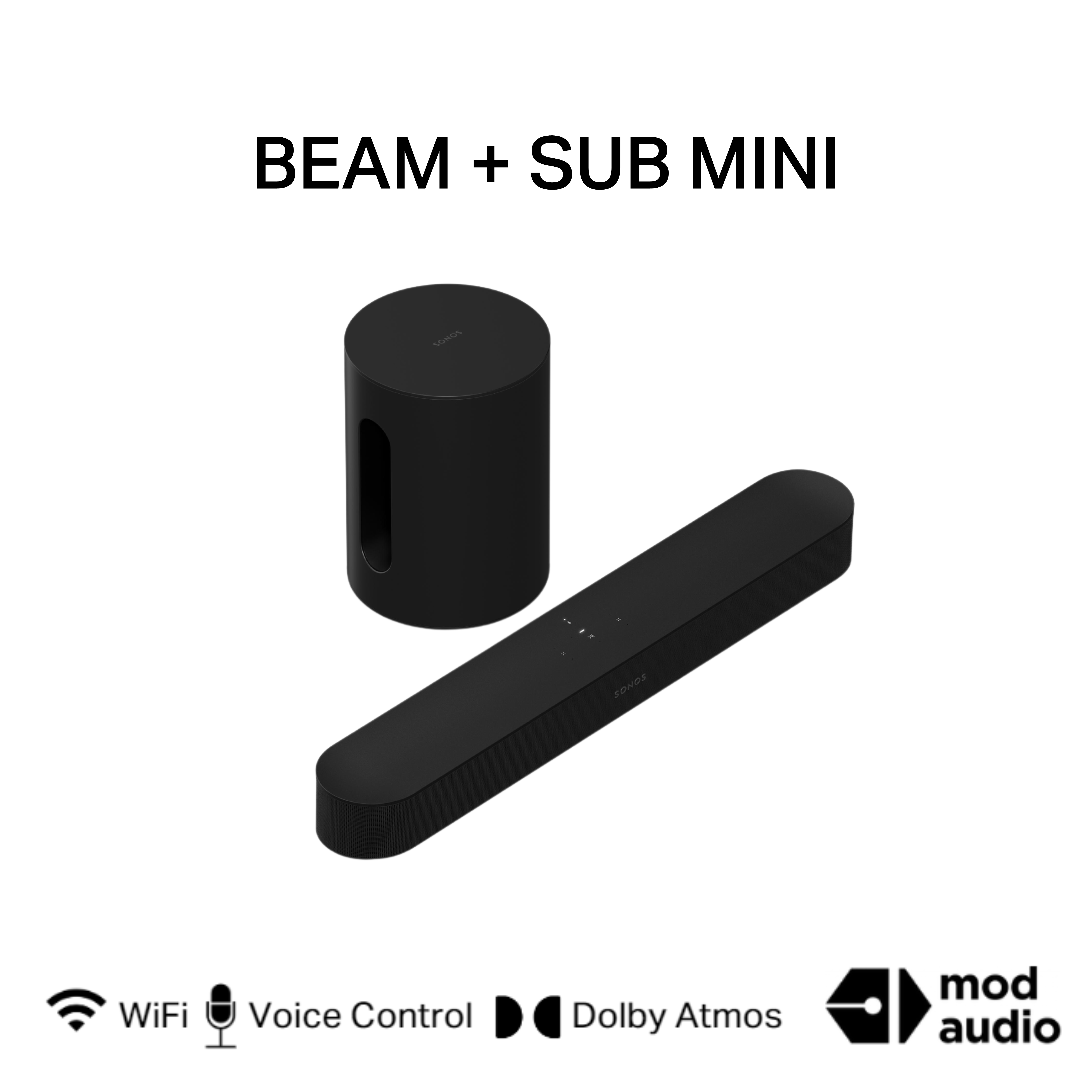 Sonos beam hot sale with sub