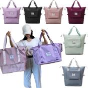 UISNMALL Large Capacity Folding Travel Bag - Waterproof Shoulder Bag
