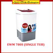 Eureka Single Tub Washing Machine / Washing Machine / Ewm 780S