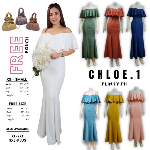 Buy Dress Gown Pang Ninang Sa Kasal For Chubby online Lazada .ph