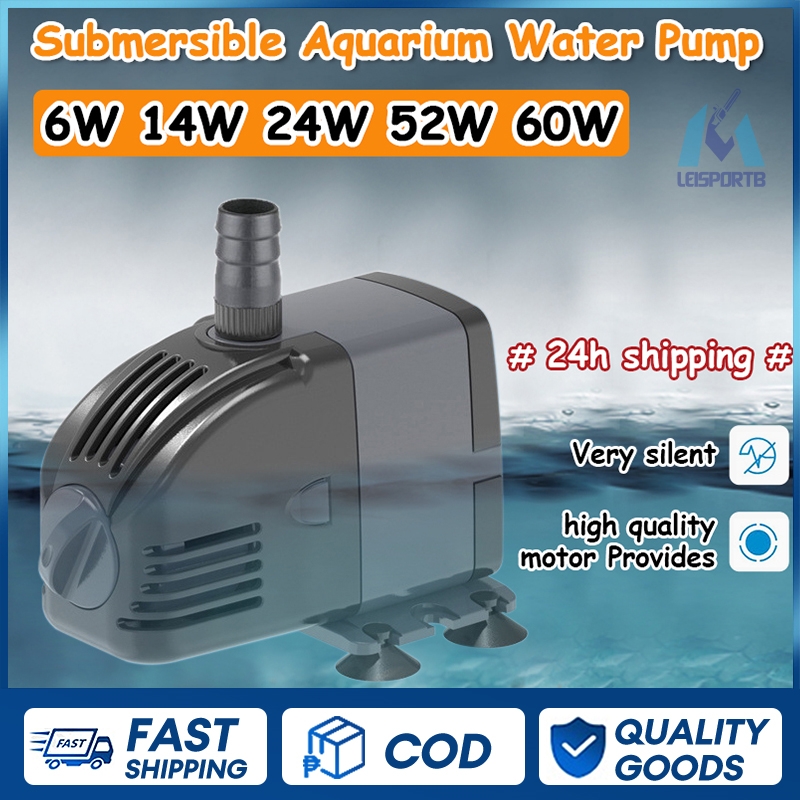 Ultra-Quiet Submersible Aquarium Water Pump 