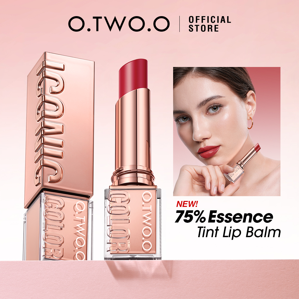Discount on O.TWO.O  shoes - SKU: O.TWO.O Tint Lip Balm Haute Hydrating Satin Lipstick 24 HR Long-Lasting Moisturizing with Non-sticky