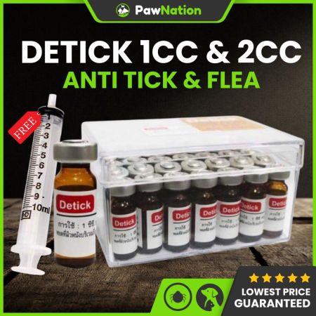 Detick and Alprocide Spot on Treatment: Anti Ticks and Fleas