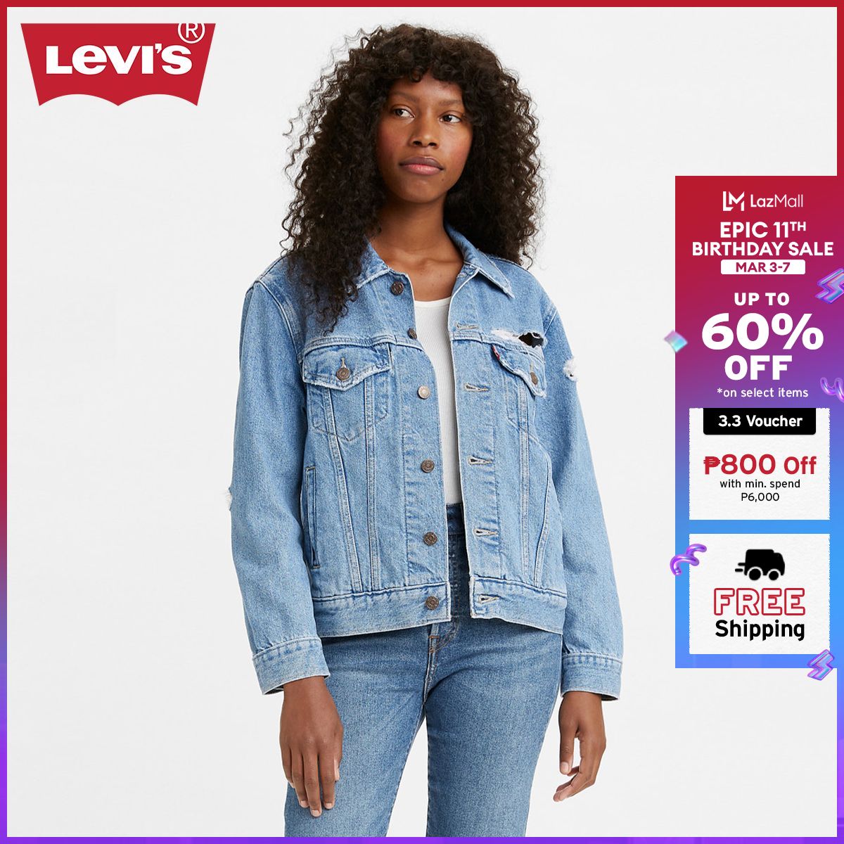 Shop Levis Jacket For Woman online 