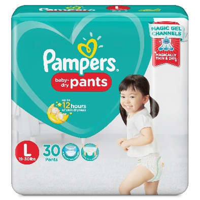 pampers baby dry large