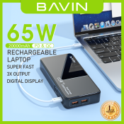 BAVIN 20000mAh Powerbank with Fast Charging and Multiple Outputs