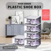 Dust-Proof Sneaker Storage Box with Removable Folding Clamshell 