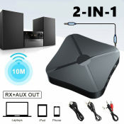 Universal 2-in-1 Bluetooth Audio Receiver/Transmitter by 