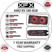 XFX RX 580 8GB GDDR5 Gaming Graphics Card