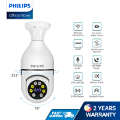PHILIPS Wireless 1080P Bulb Camera with Auto Tracking