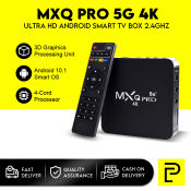 MXQ PRO 4K Android TV Box with Remote Control