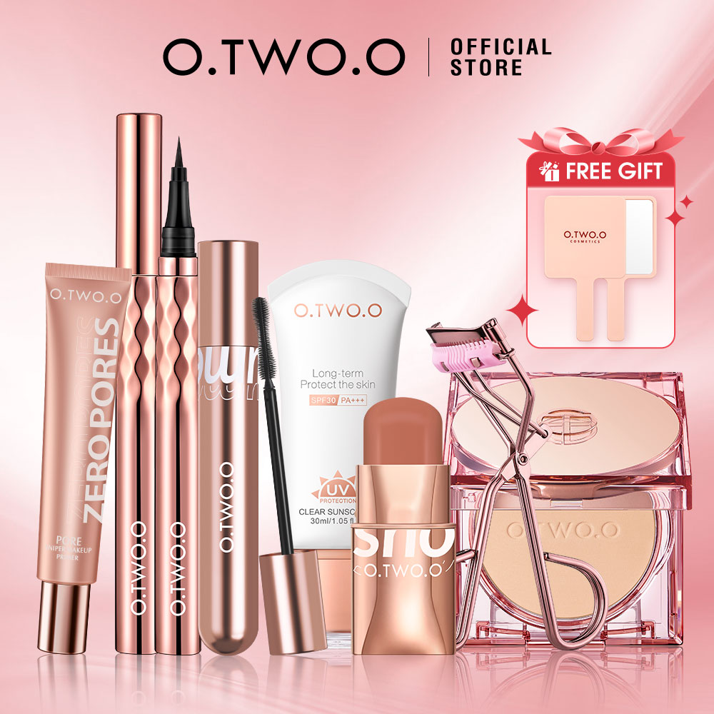 Discount on O.TWO.O  shoes - SKU: O.TWO.O 8pcs/9pcs/12pcs Face Makeup Set Daily Use Base Make Up Mascara Eyebrow Pencil Face Powder Fo