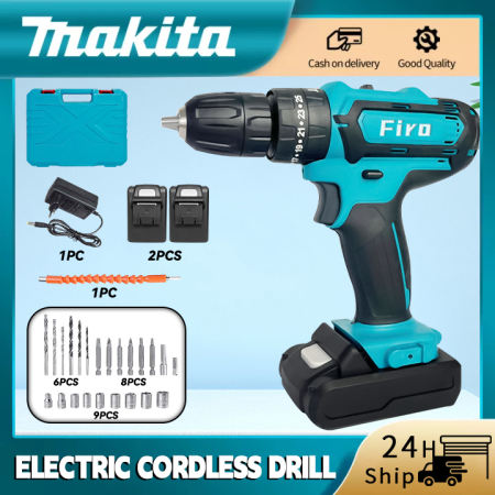 Ma kita Cordless Drill Electric Hammer Impact with Accessories