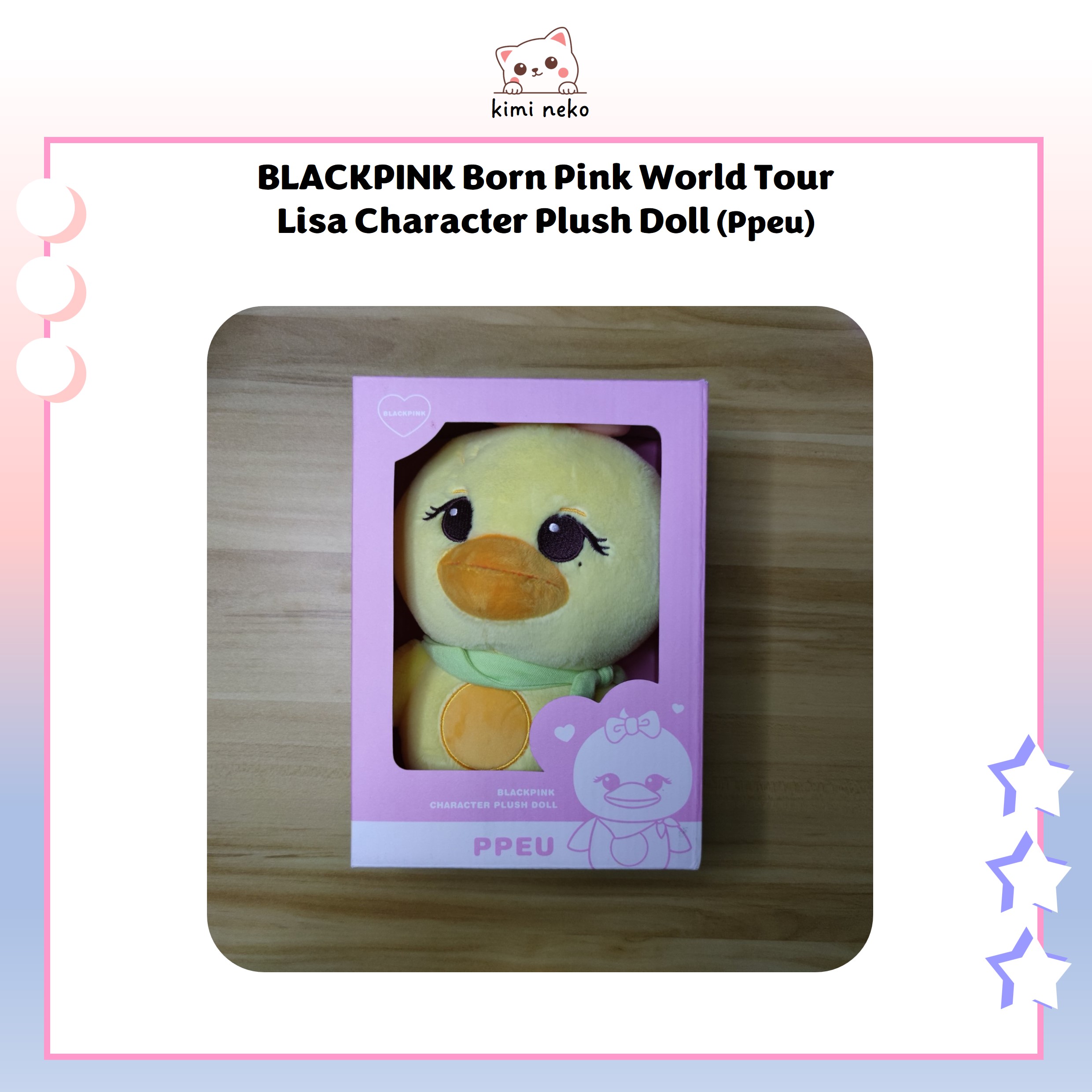 BLACKPINK リサ PLUSH DOLL ぬいぐるみ 人形 PPEU LISA PPEU BLACKPINK PLUSH DOLL | BLACKPINK Plush