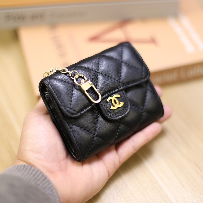 Chanel card holder with coin pocket, Women's Fashion, Bags & Wallets,  Wallets & Card Holders on Carousell