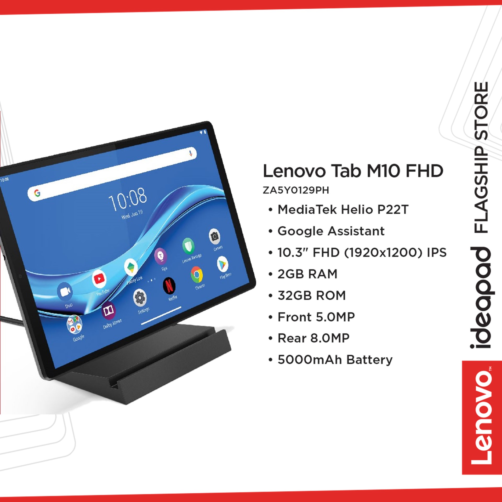 Lenovo Smart Tab M10 FHD Plus ZA5Y0129PH (10.3