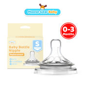 Moose Gear Soft & Flexible Baby Bottle Nipples