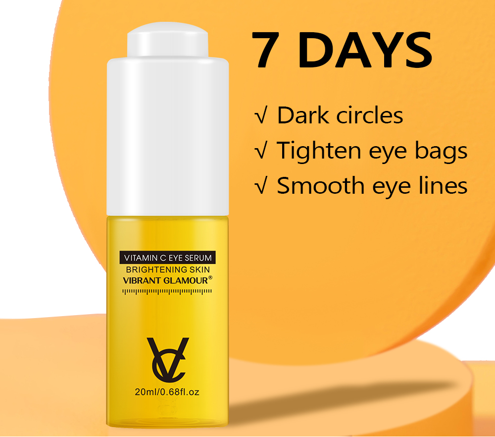 vibrant glamour tinh chất vitamin c giúp dưỡng ẩm và xóa quầng thâm mắt có dung tích 20ml - intl 5